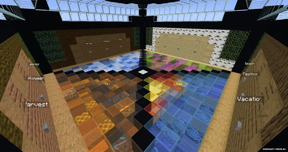 Seasonal Parkour — Minecraft xarita, rasm 2