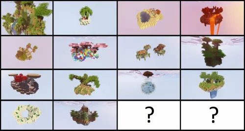 SuperSkyBlock — Minecraft xarita, rasm 1