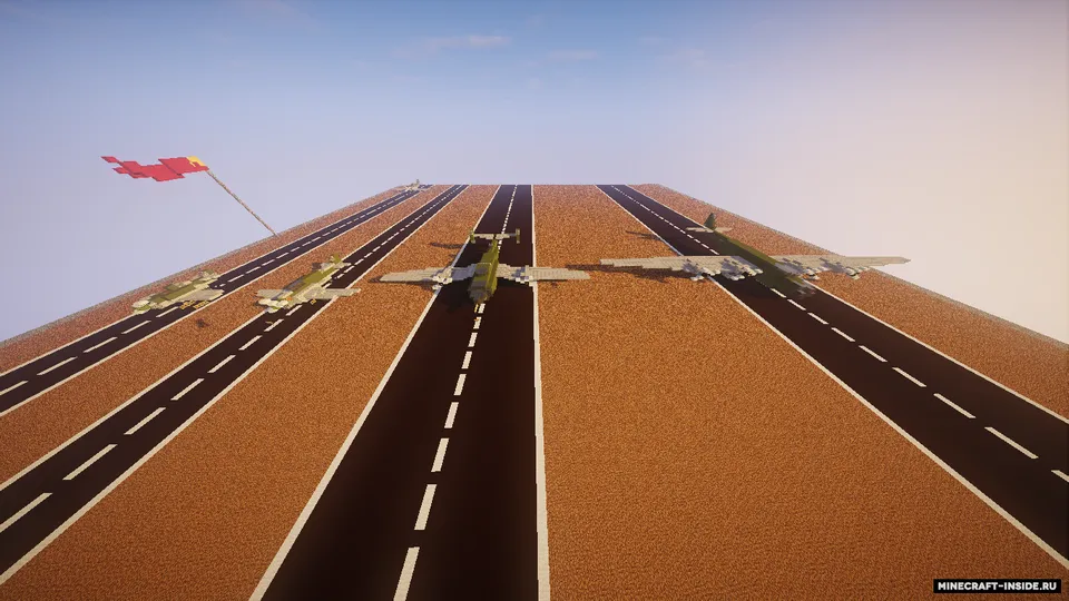 Second World War: Aircraft — Minecraft xarita, rasm 2