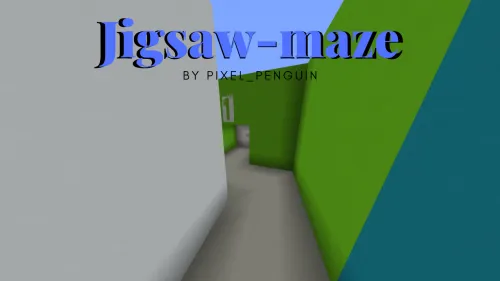 Jigsaw-Maze — Minecraft xarita, rasm 1