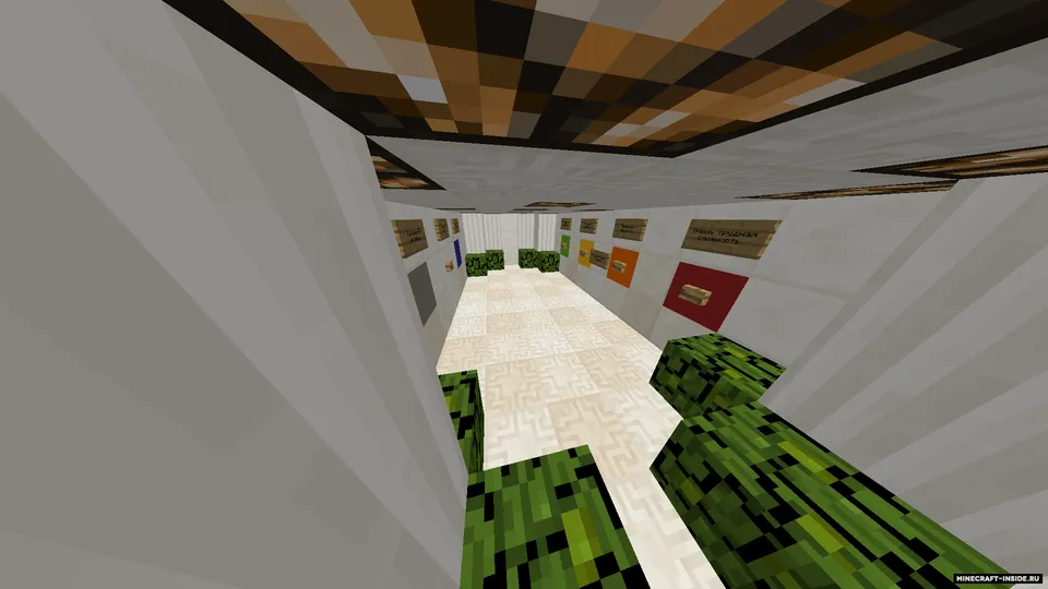 Parkurning to'rt rangi — Minecraft xarita, rasm 2