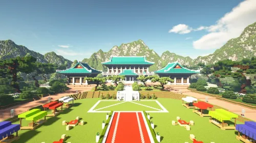 The Blue-house Korea — Minecraft xarita, rasm 1
