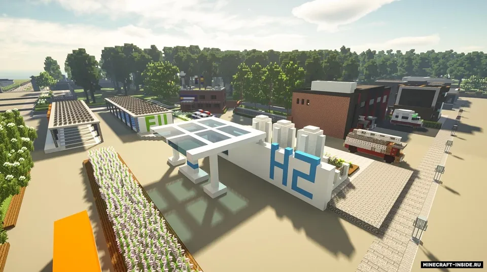 The Blue-house Korea — Minecraft xarita, rasm 2