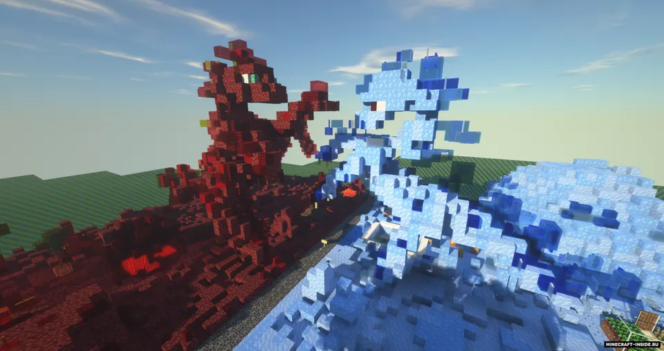 Dragons: ustunlar jangi — Minecraft xarita, rasm 2