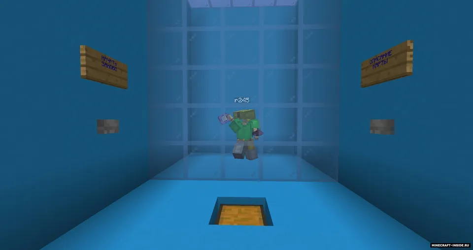 Minecraft da Flappy Bird — Minecraft xarita, rasm 3