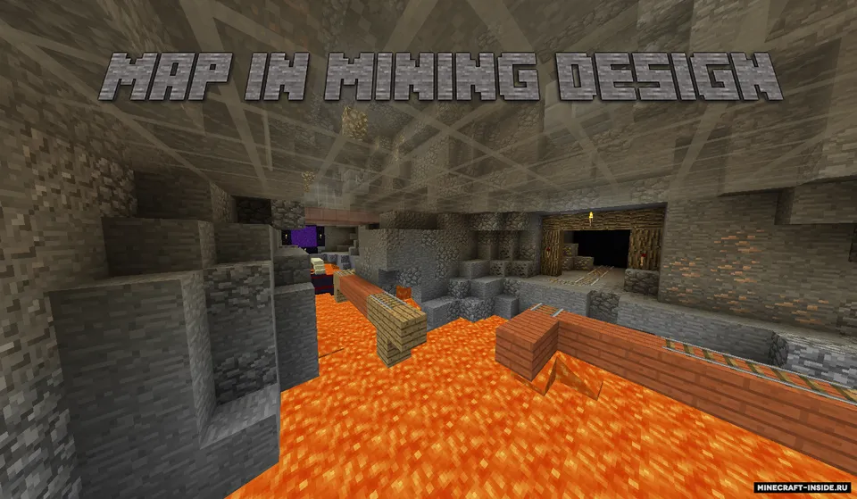 DeathRun Gold Mine — Minecraft xarita, rasm 5