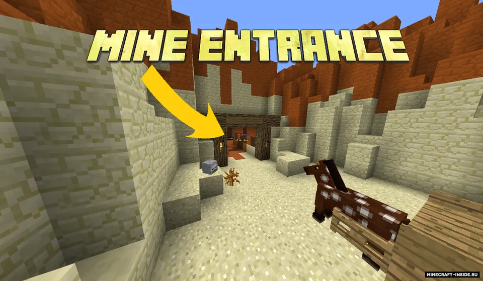 DeathRun Gold Mine — Minecraft xarita, rasm 6