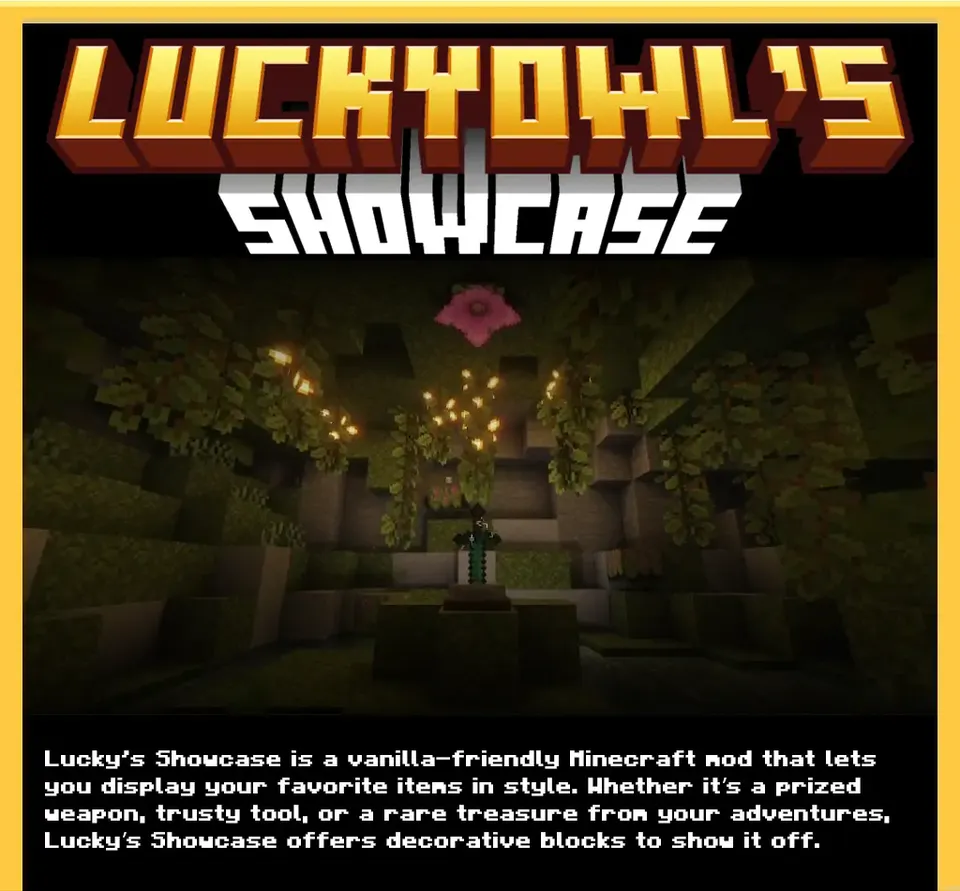 Lucky's Showcase — Minecraft mod, rasm 3