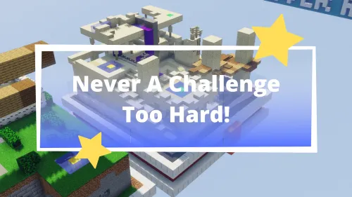Never A Challenge Too Hard — Minecraft xarita, rasm 1