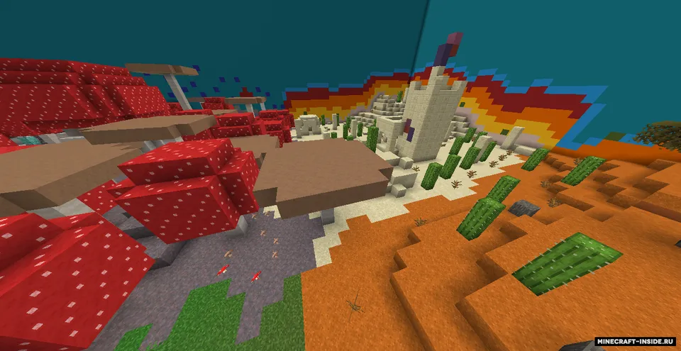 Hide&Seek Bioms — Minecraft xarita, rasm 3