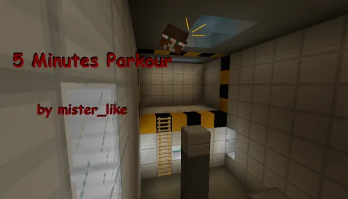 5 Minutes Parkour — Minecraft xarita, rasm 1