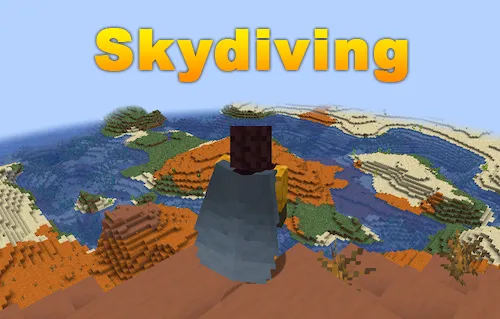 Skydiving / Paragliding — Minecraft mod, rasm 1