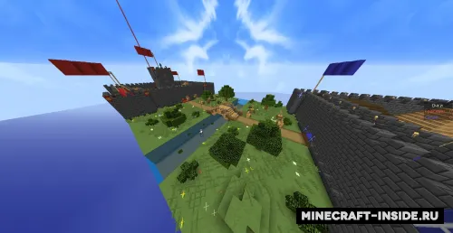 Bayroqni qo'lga kiritish — Minecraft xarita, rasm 1