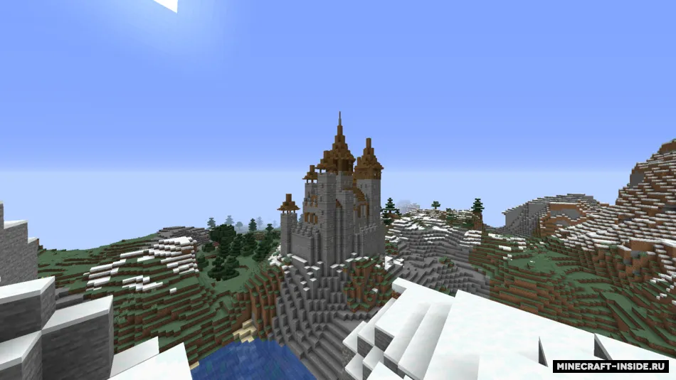 Ko'l bo'yidagi qasr — Minecraft xarita, rasm 2