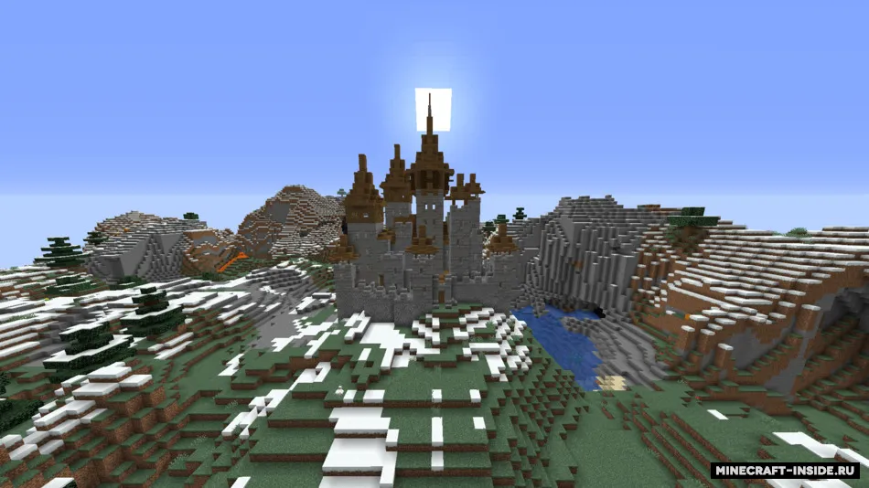 Ko'l bo'yidagi qasr — Minecraft xarita, rasm 3