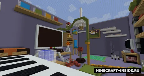 Hide and Seek - Double room — Minecraft xarita, rasm 1