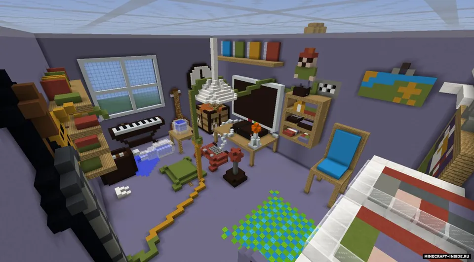 Hide and Seek - Double room — Minecraft xarita, rasm 5