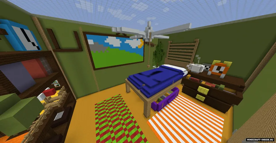 Hide and Seek - Double room — Minecraft xarita, rasm 8