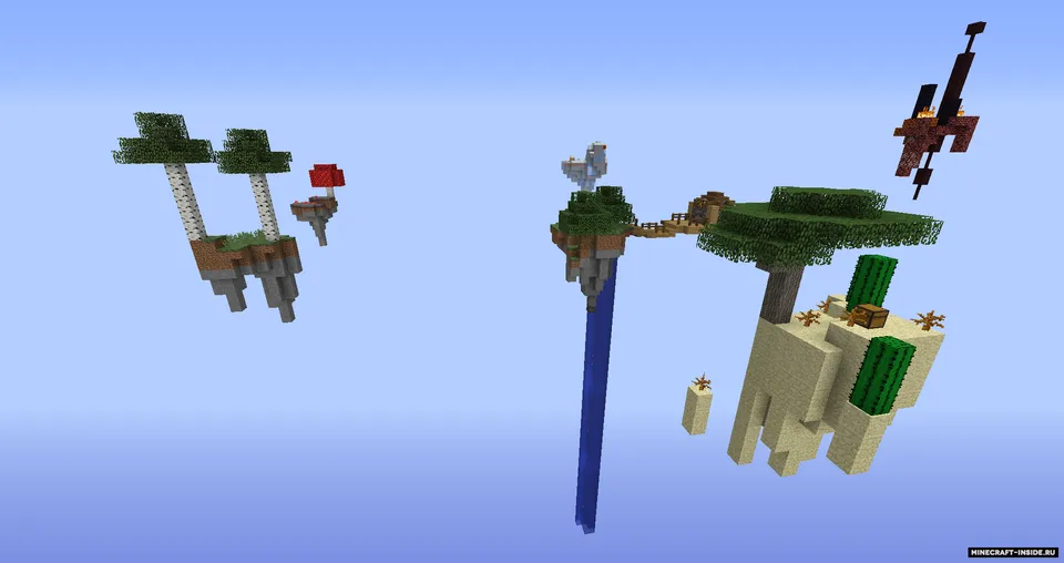 Bulutlarda omon qolish — Minecraft xarita, rasm 2