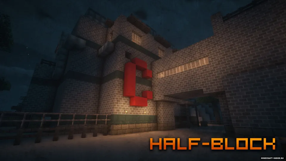Half-Block — Minecraft xarita, rasm 2