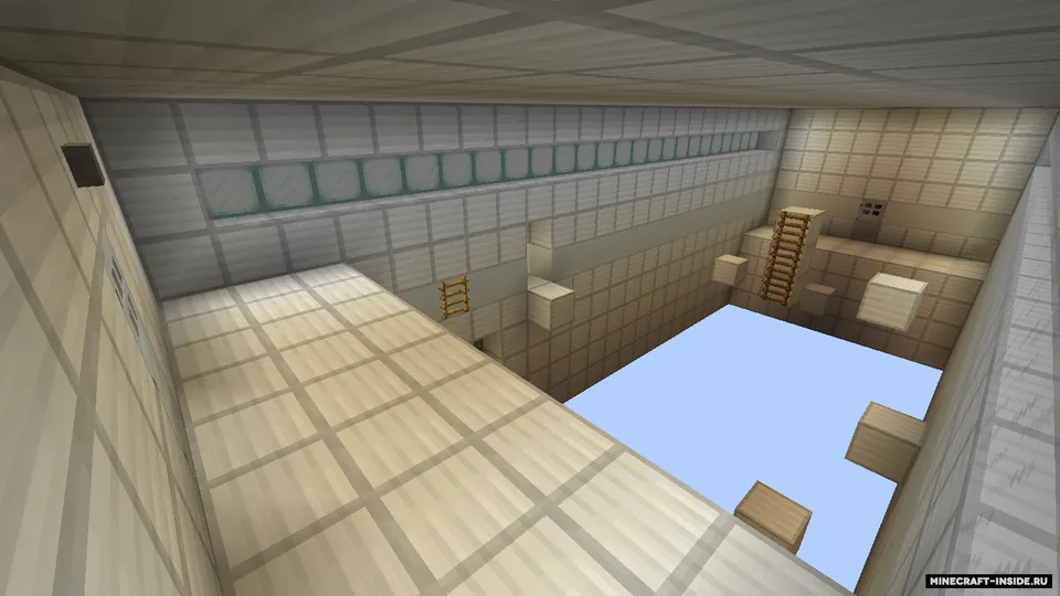 Temir yo'l - parkur xaritasi — Minecraft xarita, rasm 6