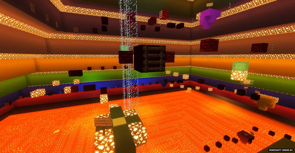 Pyramid - hard parkour map — Minecraft xarita, rasm 2