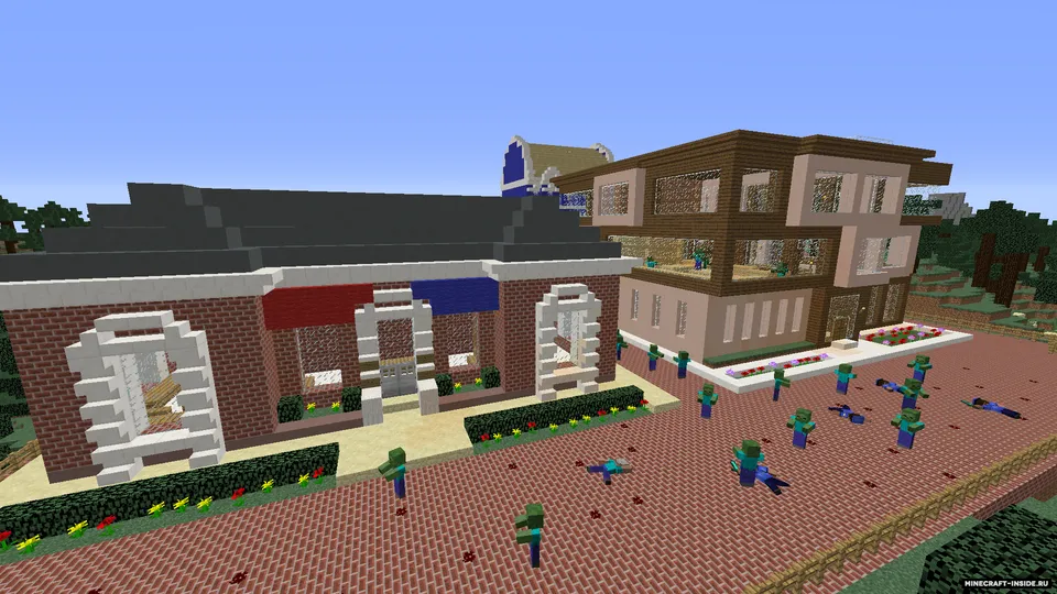 Zombie Apocalypse: Omon qolganlarni izlash #2 — Minecraft xarita, rasm 2
