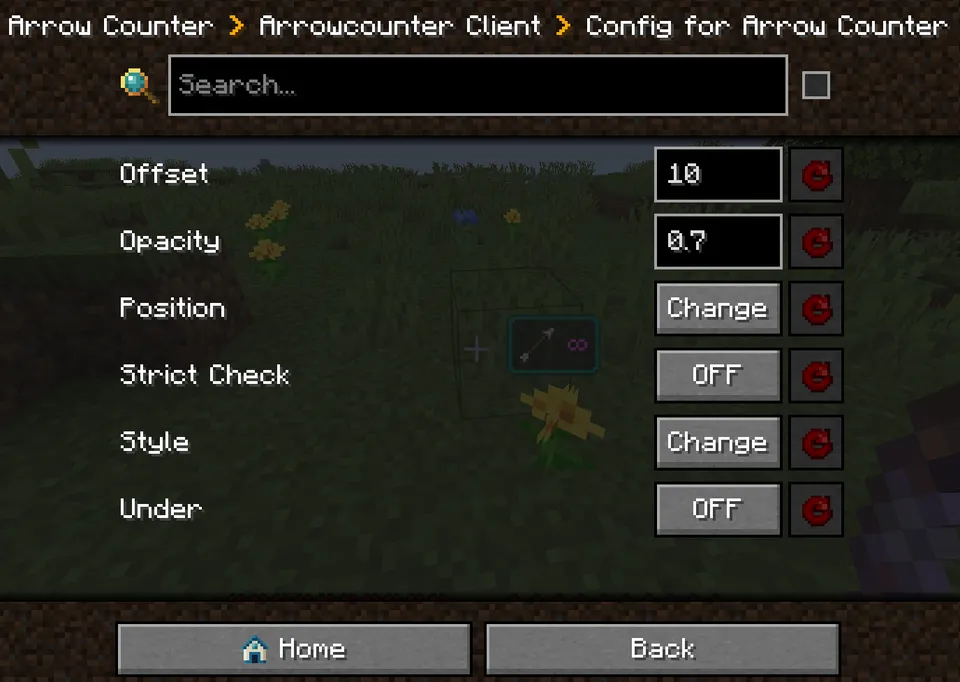 Arrow Counter — Minecraft mod, rasm 7
