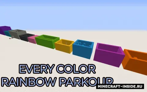 Every Color Rainbow Parkour