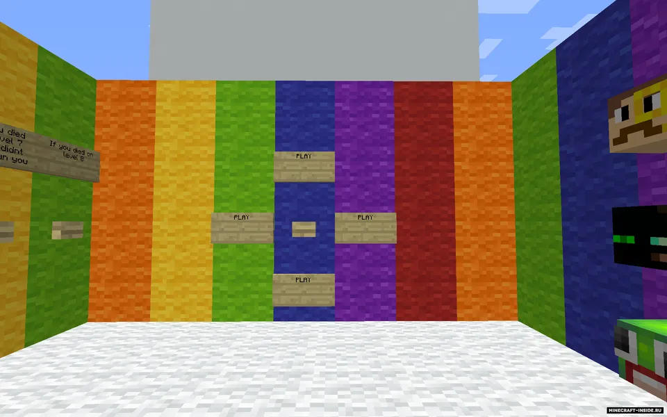 Every Color Rainbow Parkour — Minecraft xarita, rasm 4