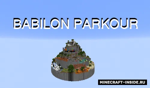 Babilon Parkour — Minecraft xarita, rasm 1
