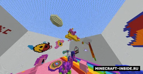 Yashirinish uchun xarita "The World of Ponies" — Minecraft xarita, rasm 1