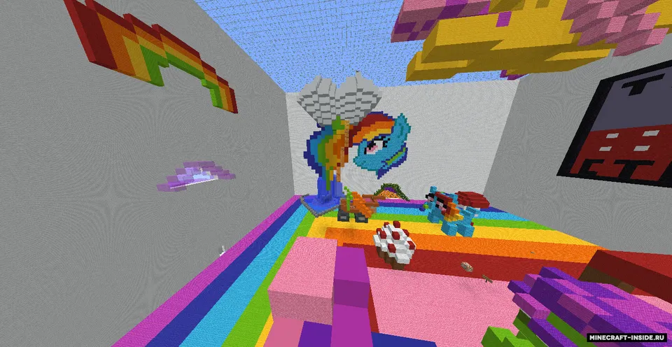 Yashirinish uchun xarita "The World of Ponies" — Minecraft xarita, rasm 6