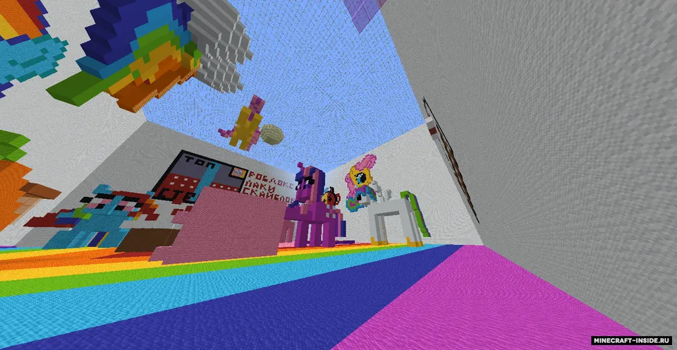 Yashirinish uchun xarita "The World of Ponies" — Minecraft xarita, rasm 7