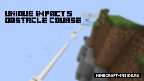 UniqueImpact's Obstacle Course — Minecraft xarita, rasm 1