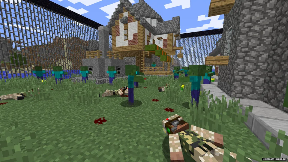 Zombie Apocalypse: Omon qolganlarni izlash — Minecraft xarita, rasm 4