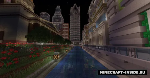 Radiant City — Minecraft xarita, rasm 1