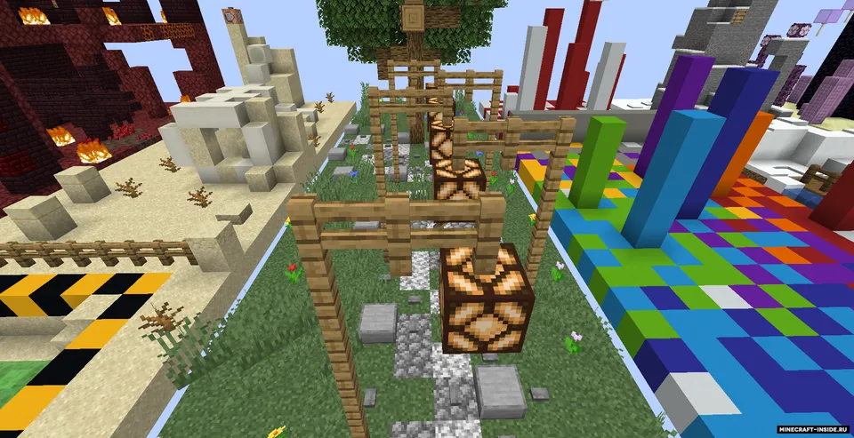 Parkour Stripes — Minecraft xarita, rasm 2