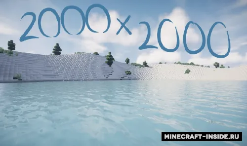 Snow-Covered Valleys — Minecraft xarita, rasm 1