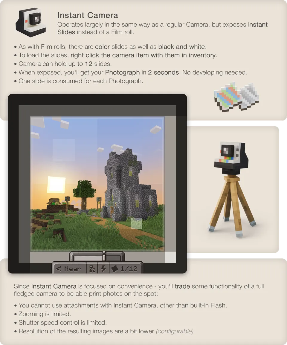 Exposure: Polaroid — Minecraft mod, rasm 7