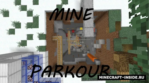 Mine Parkour — Minecraft xarita, rasm 1