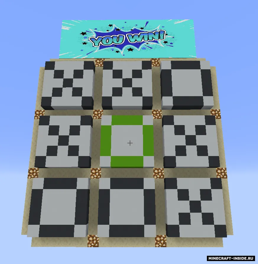 MineCraft da xo'roz-qush (Krestiki-noliki) — Minecraft xarita, rasm 2