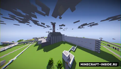 Chernobil AES — Minecraft xarita, rasm 1
