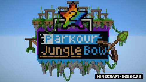 Parkour Jungle Bow 2 — Minecraft xarita, rasm 1