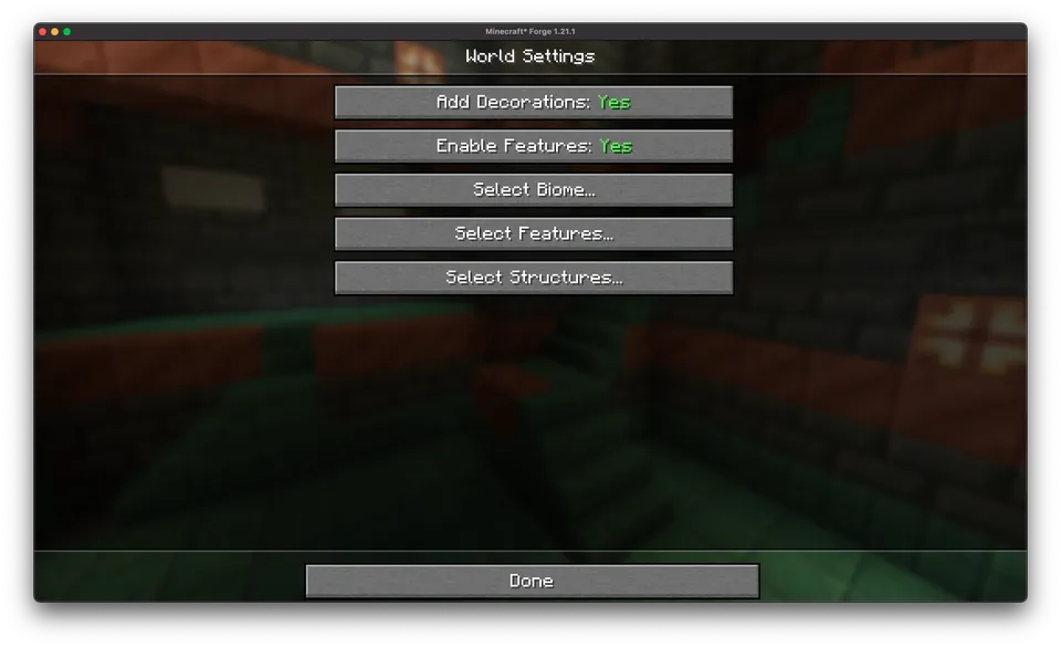 FlatEdit+ — Minecraft mod, rasm 7