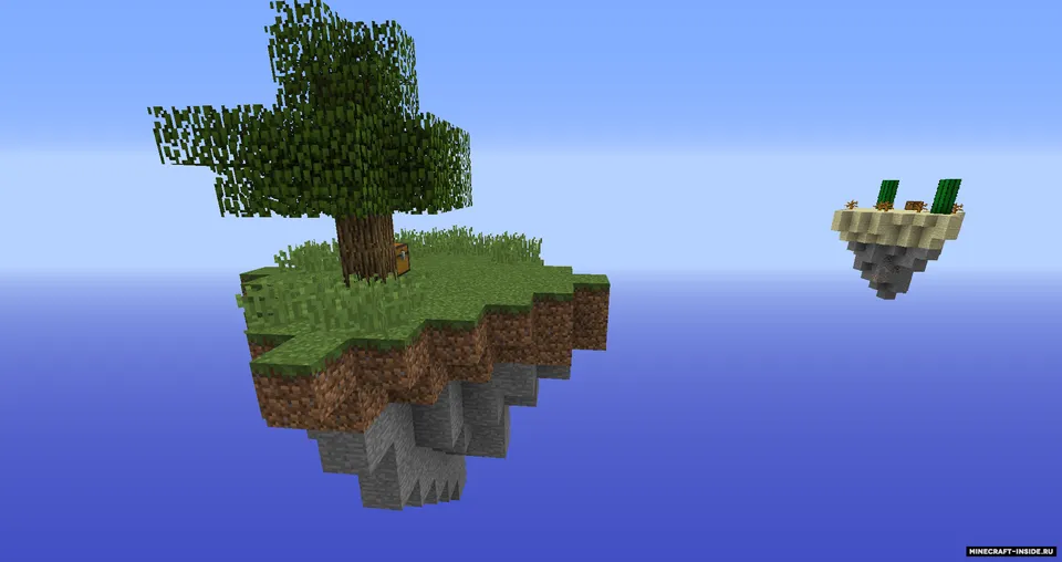 Uchar orollar — Minecraft xarita, rasm 2