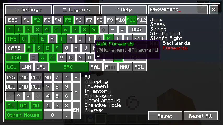Project8gbDeRam's Keymap — Minecraft mod, rasm 2