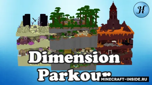 Dimension Parkour — Minecraft xarita, rasm 1