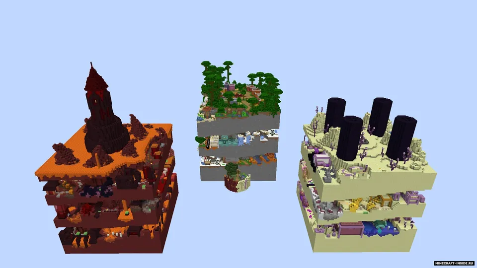 Dimension Parkour — Minecraft xarita, rasm 2