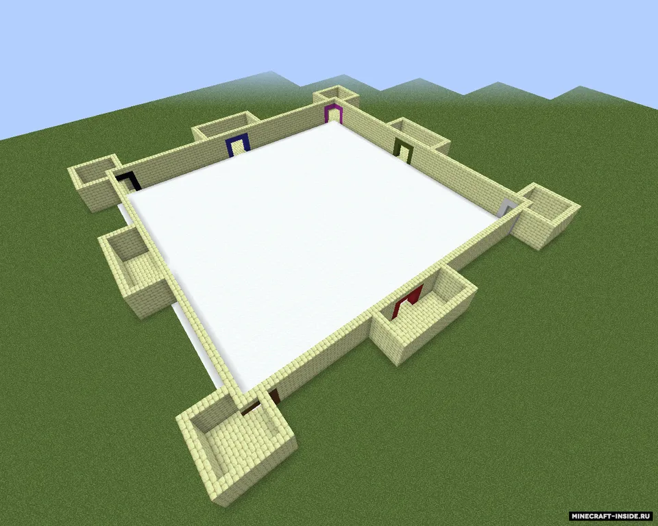Spleef arena by zombiman's — Minecraft xarita, rasm 2